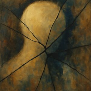 "Silhouette debout face au soleil – slam sur la transmission et le feu intérieur"