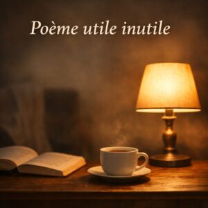 "Silhouette debout face au soleil – slam sur la transmission et le feu intérieur"